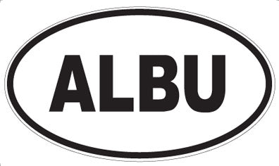 ALBU - Oval Magnet
