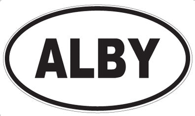 ALBY - Oval Magnet