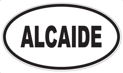 ALCAIDE - Oval Sticker
