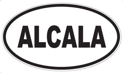 ALCALA - Oval Sticker