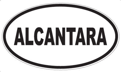 ALCANTARA - Oval Magnet