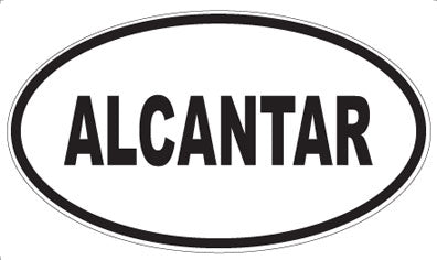 ALCANTAR - Oval Magnet