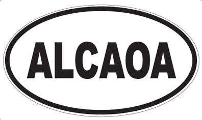 ALCAOA - Oval Magnet