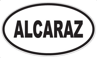 ALCARAZ - Oval Magnet