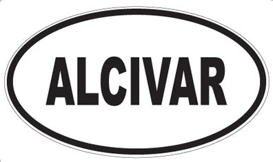 ALCIVAR - Oval Magnet