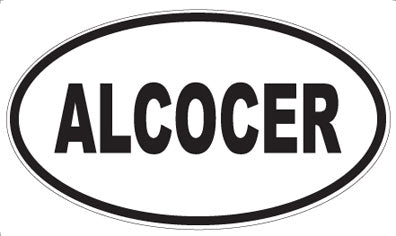 ALCOCER - Oval Sticker