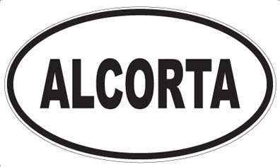 ALCORTA - Oval Magnet