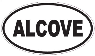 ALCOVE - Oval Sticker