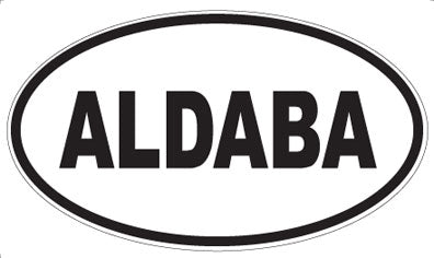 ALDABA - Oval Magnet