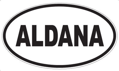 ALDANA - Oval Sticker