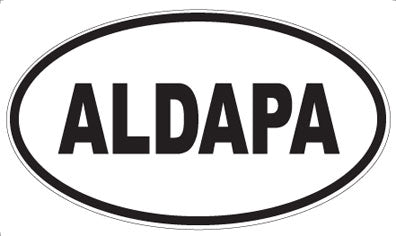 ALDAPA - Oval Sticker
