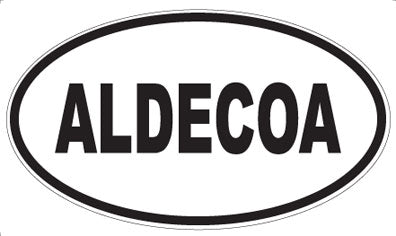ALDECOA - Oval Magnet