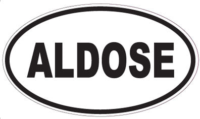 ALDOSE - Oval Sticker
