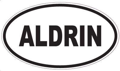 ALDRIN - Oval Sticker
