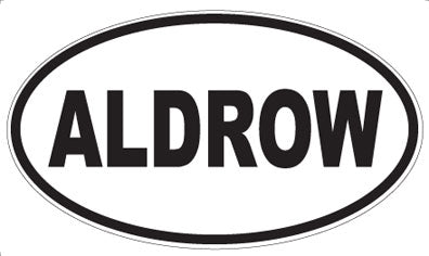 ALDROW - Oval Magnet