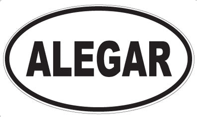 ALEGAR - Oval Magnet