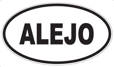 ALEJO - Oval Sticker