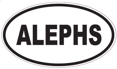 ALEPHS - Oval Sticker