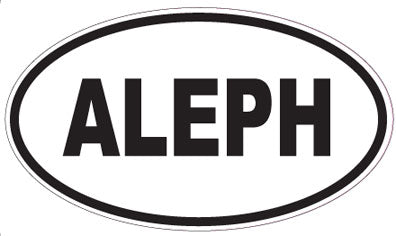 ALEPH - Oval Magnet