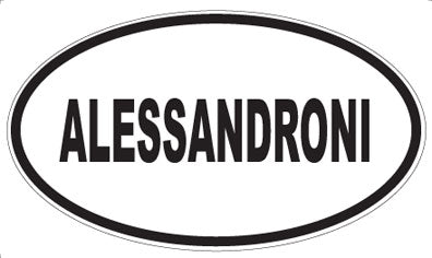 ALESSANDRONI - Oval Magnet