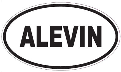 ALEVIN - Oval Sticker