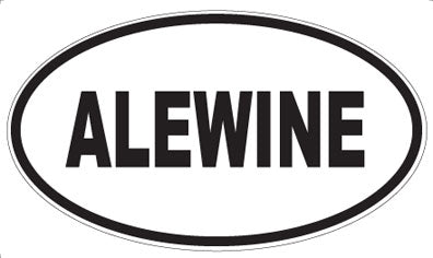 ALEWINE - Oval Sticker