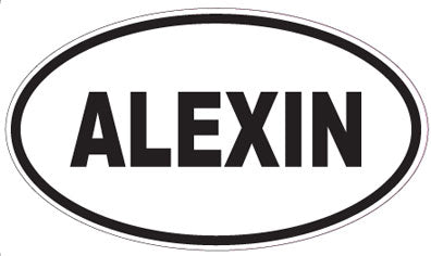 ALEXIN - Oval Sticker