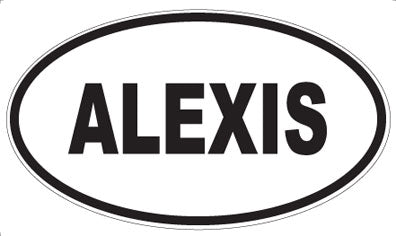 ALEXIS - Oval Magnet