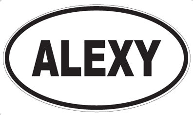 ALEXY - Oval Magnet