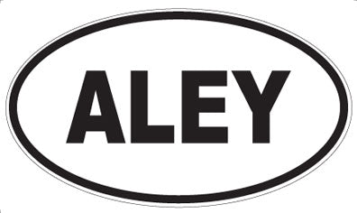 ALEY - Oval Magnet