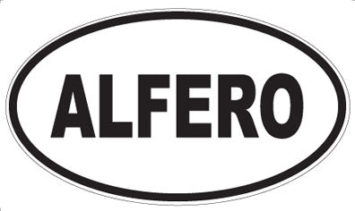 ALFERO - Oval Magnet