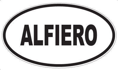 ALFIERO - Oval Magnet