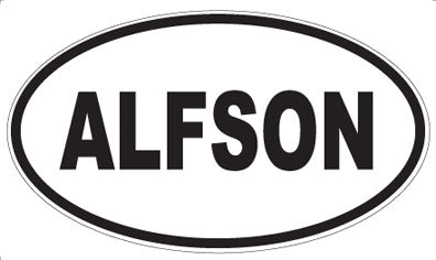ALFSON - Oval Magnet
