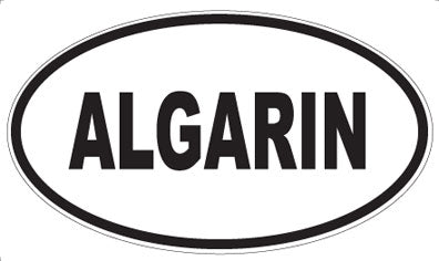 ALGARIN - Oval Magnet