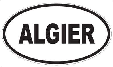 ALGIER - Oval Magnet