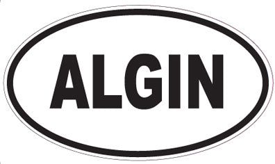 ALGIN - Oval Magnet