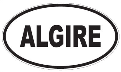 ALGIRE - Oval Magnet