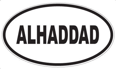 ALHADDAD - Oval Magnet