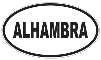 ALHAMBRA - Oval Magnet