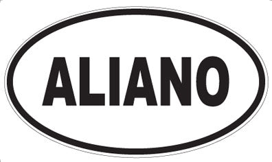 ALIANO - Oval Magnet