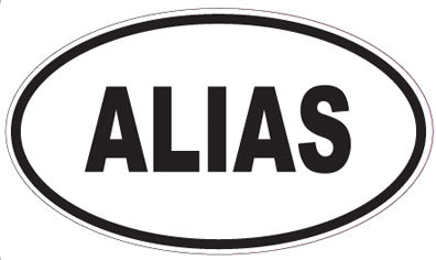 ALIAS - Oval Magnet