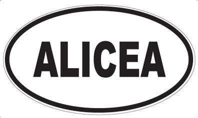 ALICEA - Oval Magnet