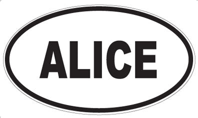 ALICE - Oval Magnet