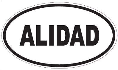 ALIDAD - Oval Sticker