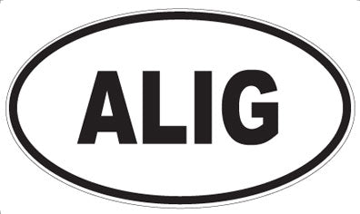 ALIG - Oval Magnet