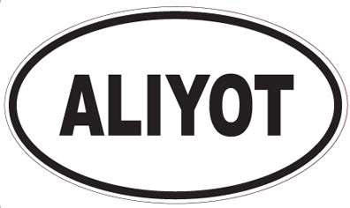 ALIYOT - Oval Sticker