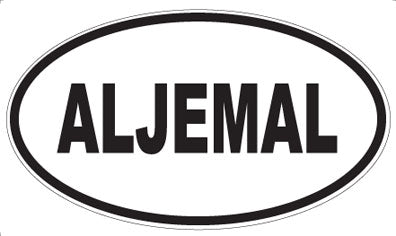 ALJEMAL - Oval Magnet