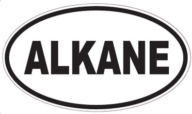 ALKANE - Oval Sticker