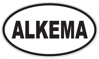ALKEMA - Oval Sticker