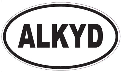 ALKYD - Oval Magnet